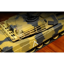 Czołg zdalnie sterowany ASG/IR/dym 1:24 U.S. M1A2 Abrams RTR 2.4Ghz - Heng Long 3816